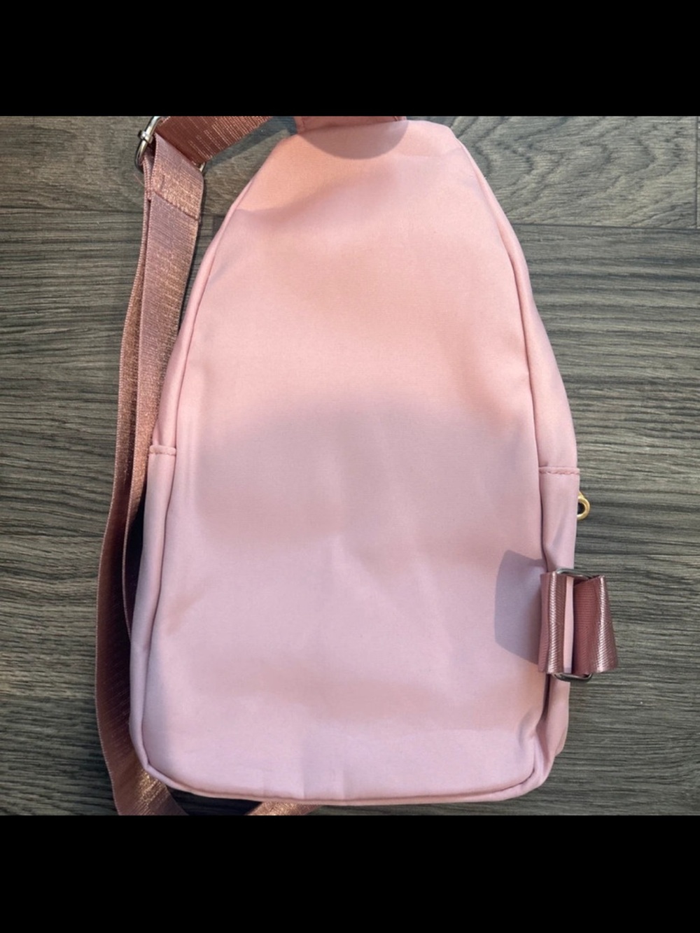 Quilted Pink Crossbody Sling Bag - Picture 5 of 5